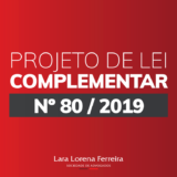 Projeto de Lei Complementar N 80/2019