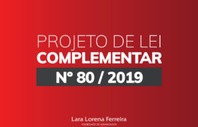 Projeto de Lei Complementar N 80/2019